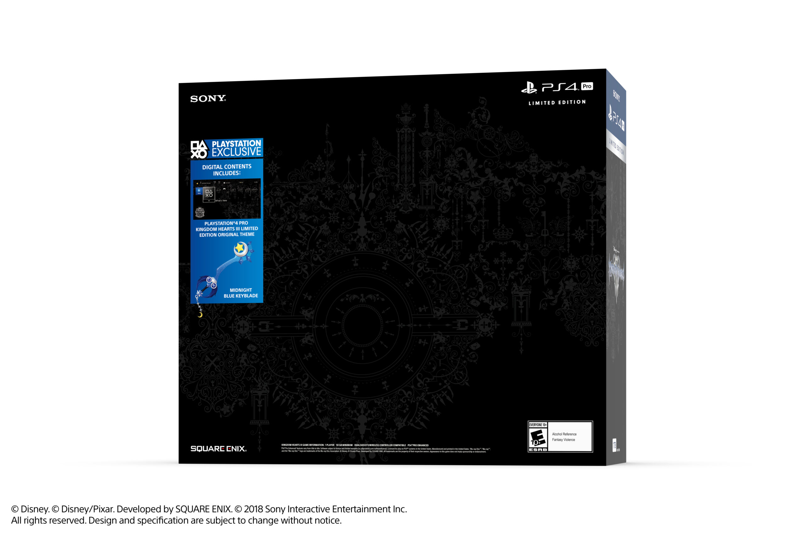 Kingdom Hearts III PS4 Pro limited edition bundle detailed for